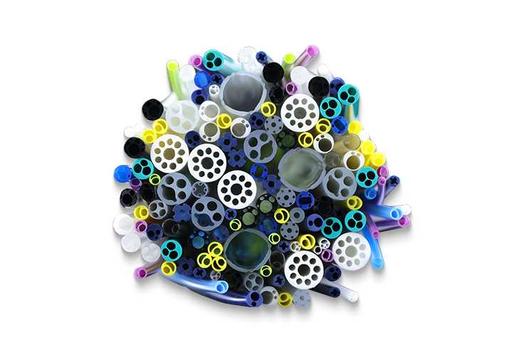 Tubería médica extruida